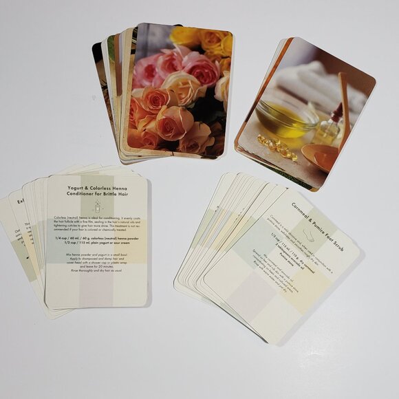 Secrets of the Spa 50 ways to pamper and revitalize yourself at home Card Deck - Picture 3 of 7